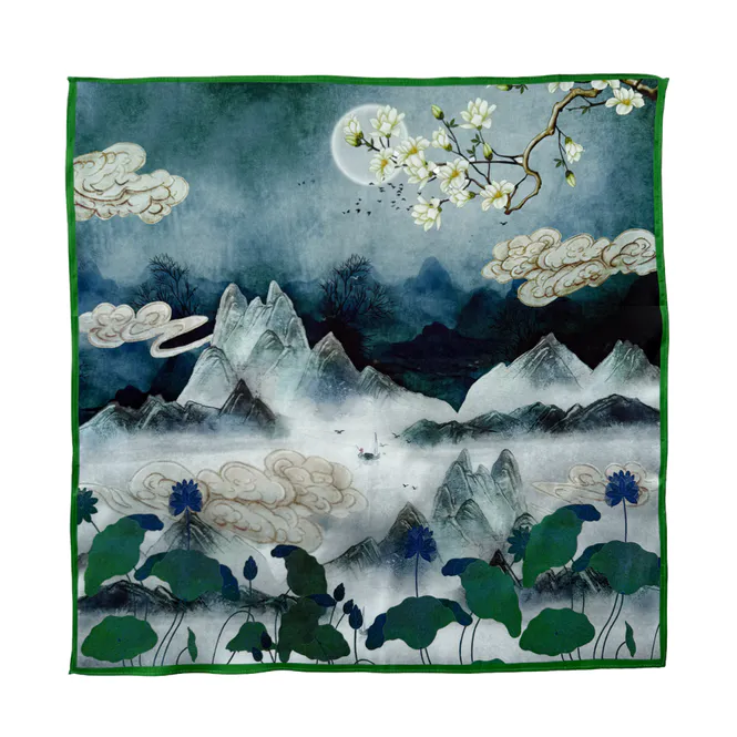 Hovedbilde TÅKEDANS Silkeskjerf